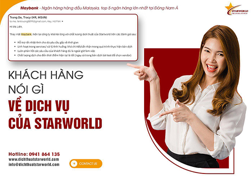 Khách Hàng Nói Gì Về Dịch Thuật Starworld ?